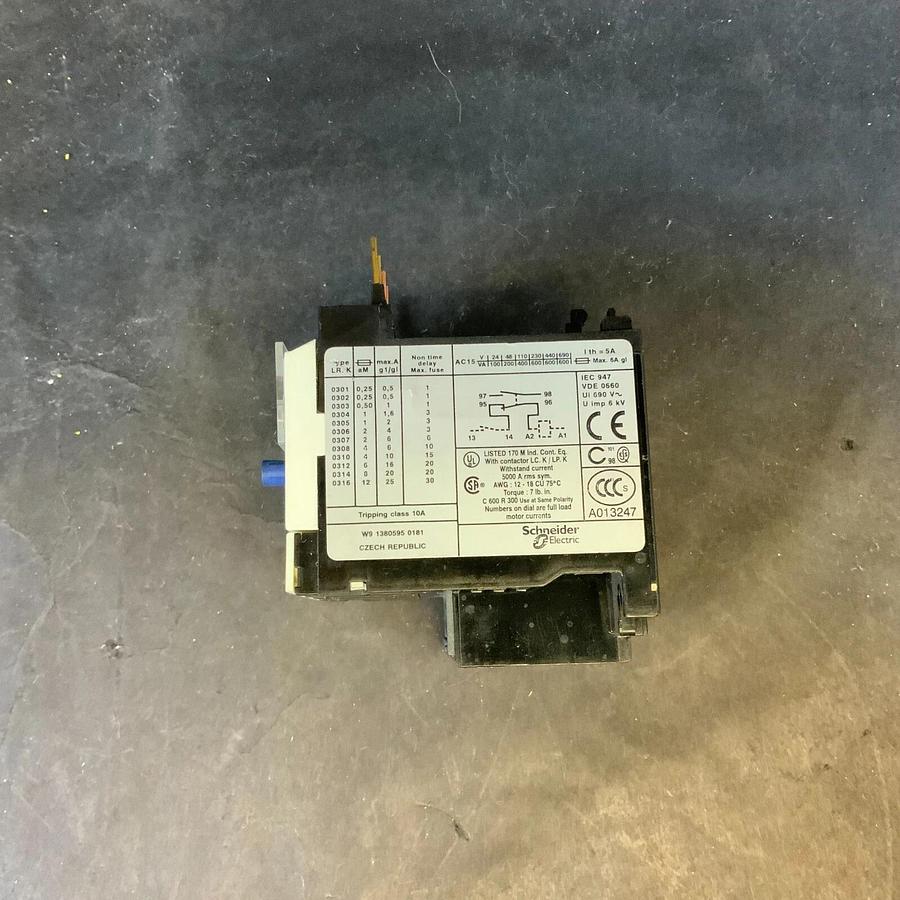 Used TELEMECANIQUE LR2K0308 OVERLOADING RELAY ($15 OBO)