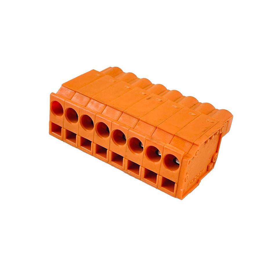 Used WAGO MCS MIDI 231 9-POLE PLUGGABLE TERMINAL BLOCK FEMALE CONNECTOR 300V 15A (2)