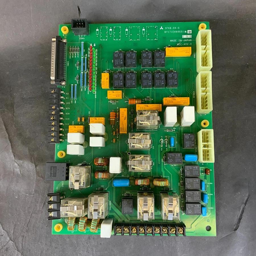 Used MITSUBISHI SFKB-04-G BY171E660G51 RELAY BOARD ($50 OBO)