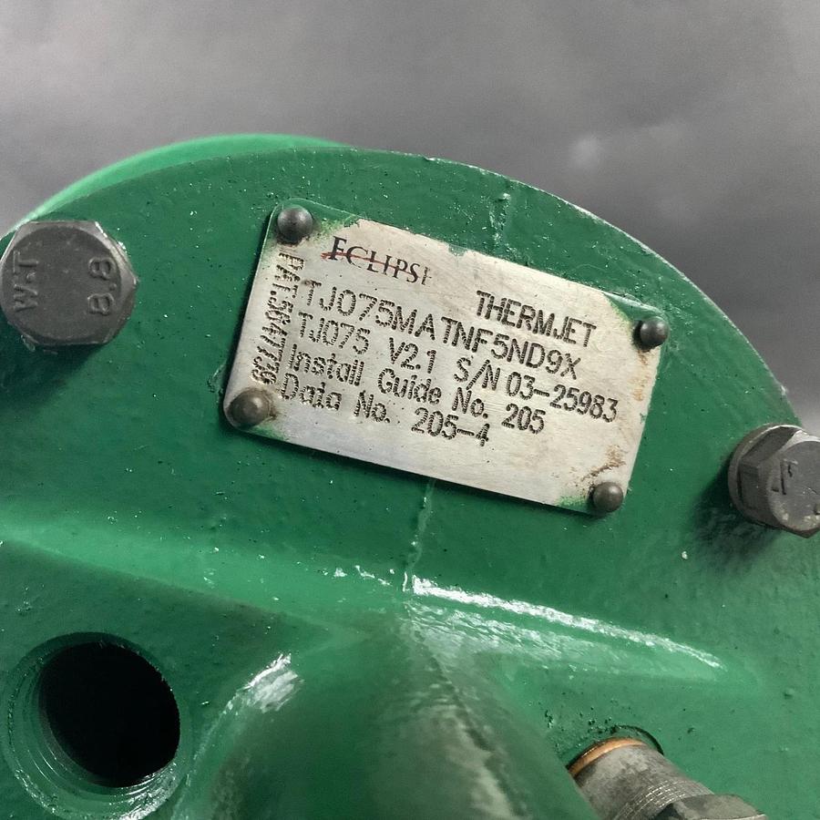 Used ECLIPSE TJ075MATNF5ND9X BURNER ($1,500 OBO)