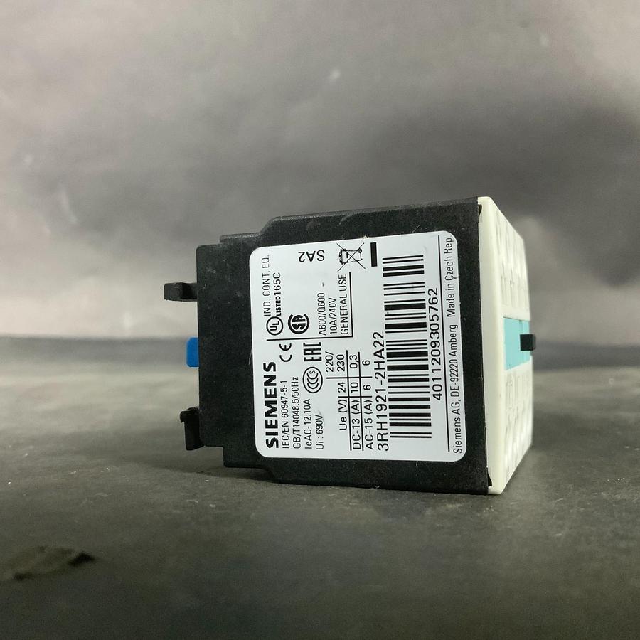Used SIEMENS 3RH1921-2HA22 AUXILIARY CONTACT ($20 OBO)