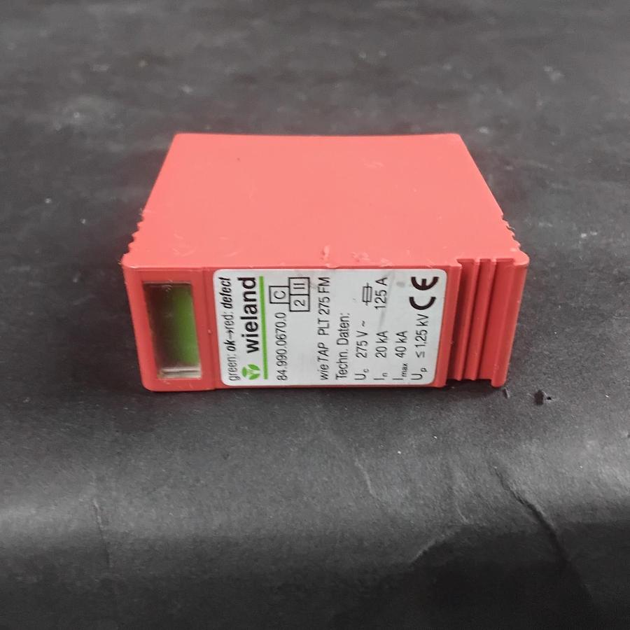 Used WIELAND ELECTRIC PLT 275 FM SURGE ARRESTER ($10/EACH OBO)