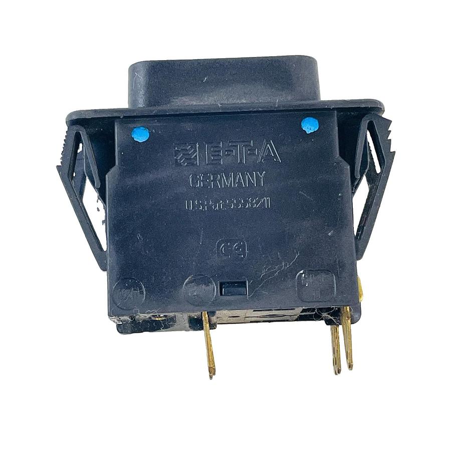 Used E-T-A 3120-F323-P7T1-W02D THERMAL CIRCUIT BREAKER 12A 240VAC 50VDC WHITE ROCKER
