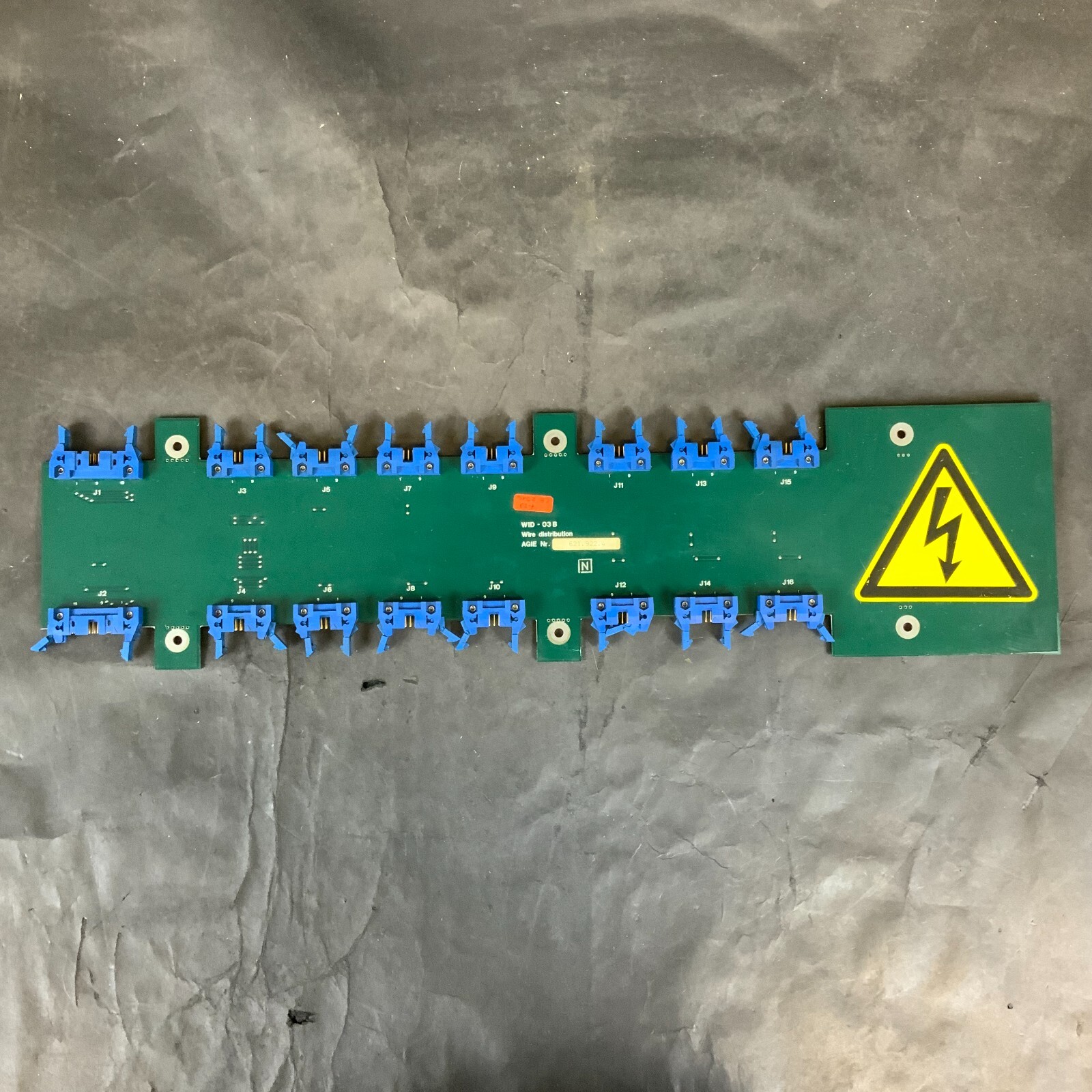 Used AGIE 621.922.4 614060.2 WID-03B WIRE DISTRIBUTION BOARD ($30 OBO)