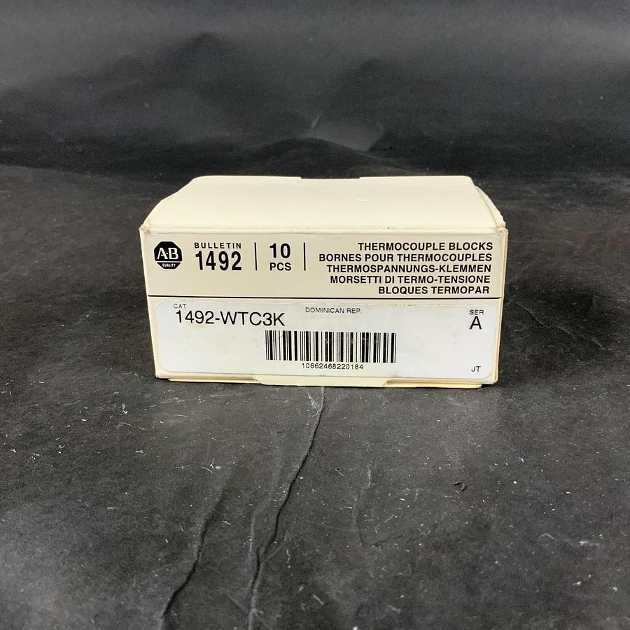 Used ALLEN BRADLEY 1492-WTC3K THERMOCOUPLE BLOCKS - BOX OF 10 ($60 OBO)