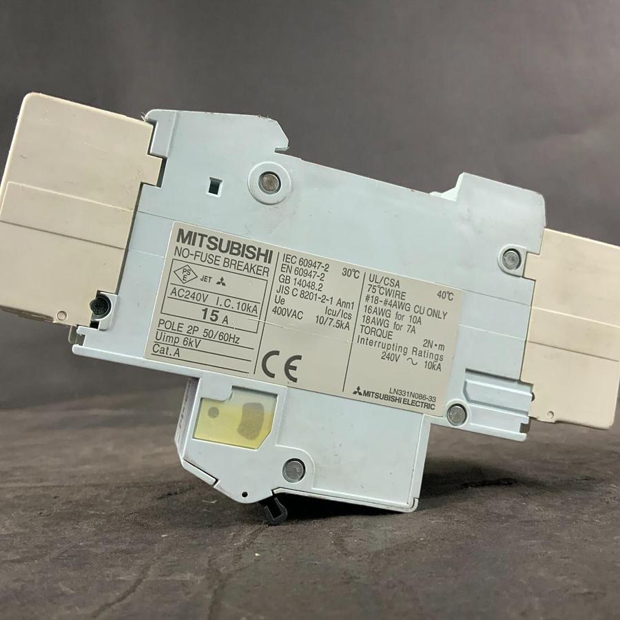 Used MITSUBISHI NF50-SMU2P15A CIRCUIT BREAKER ($30 OBO)