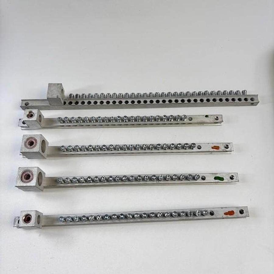 Used SET OF 5 ELECTRICAL GROUND BARS