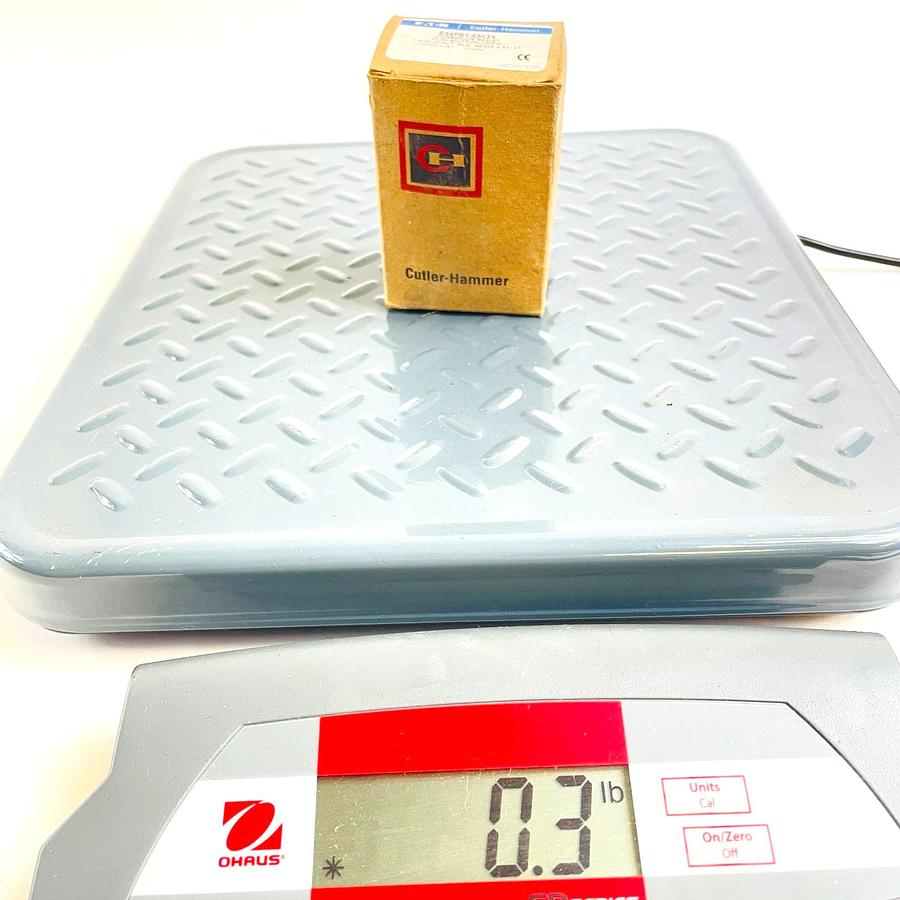 Used CUTLER HAMMER E34PB1-53K3X SER A1 PUSHBUTTON OPERATE 1 N.O. CONTACT BLOCK NEMA