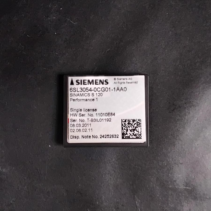 Used SIEMENS 6SL3054-0CG01-1AA0 COMPACT FLASH CARD ($175 OBO)