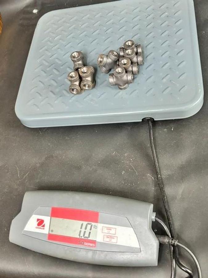 Used ANVIL INTERNATIONAL 1/8" PIPE CROSS FITTINGS 8PCS
