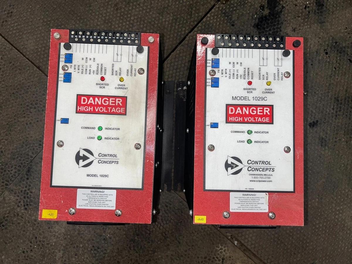 Used Control Concepts 1029C-P30/50-480V-50A-R4/20MA-IPOT-IL30 (6 TOTAL!) ($600 EACH)