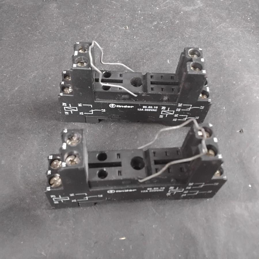 Used FINDER 95.85.10 RELAY SOCKETS ($8/EACH OBO)