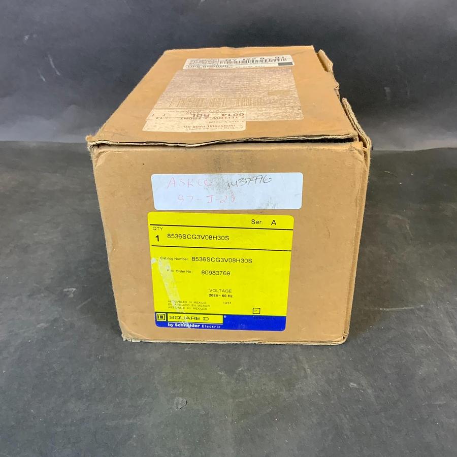Used SQUARE D 8536SCG3V08H30S NEMA MOTOR STARTER ($375 OBO)