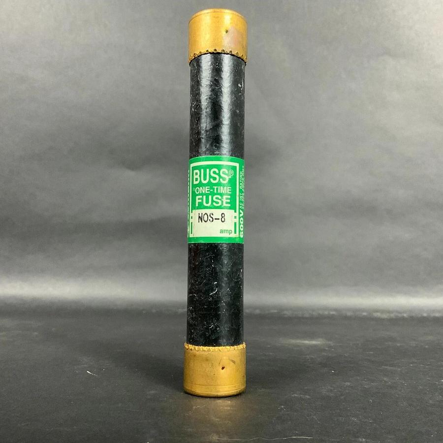 BUSSMANN NOS-8 ONE TIME FUSE ($8 OBO)