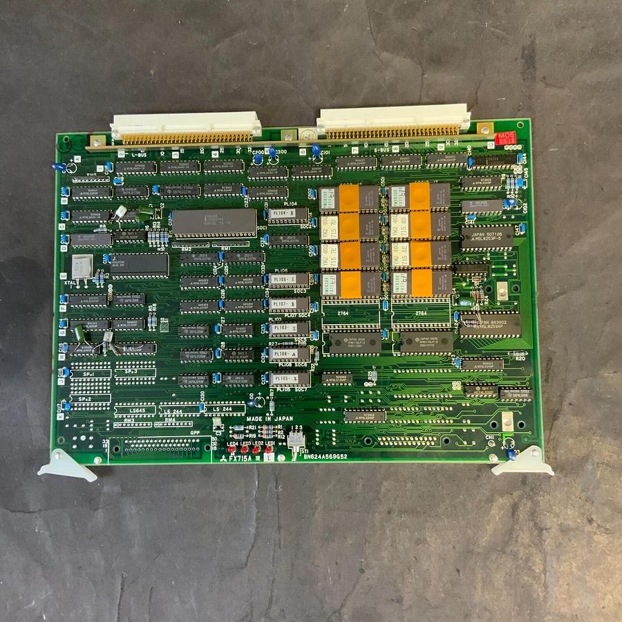 Used MITSUBISHI FX715A BN624A569G52 Y7332-064 PC BOARD ($50 OBO)