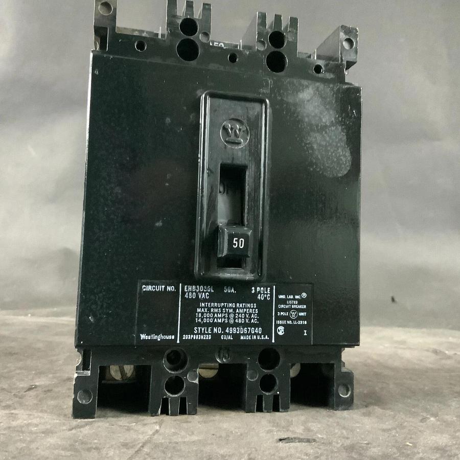 Used WESTINGHOUSE EHB3050L CIRCUIT BREAKER ($50 OBO)