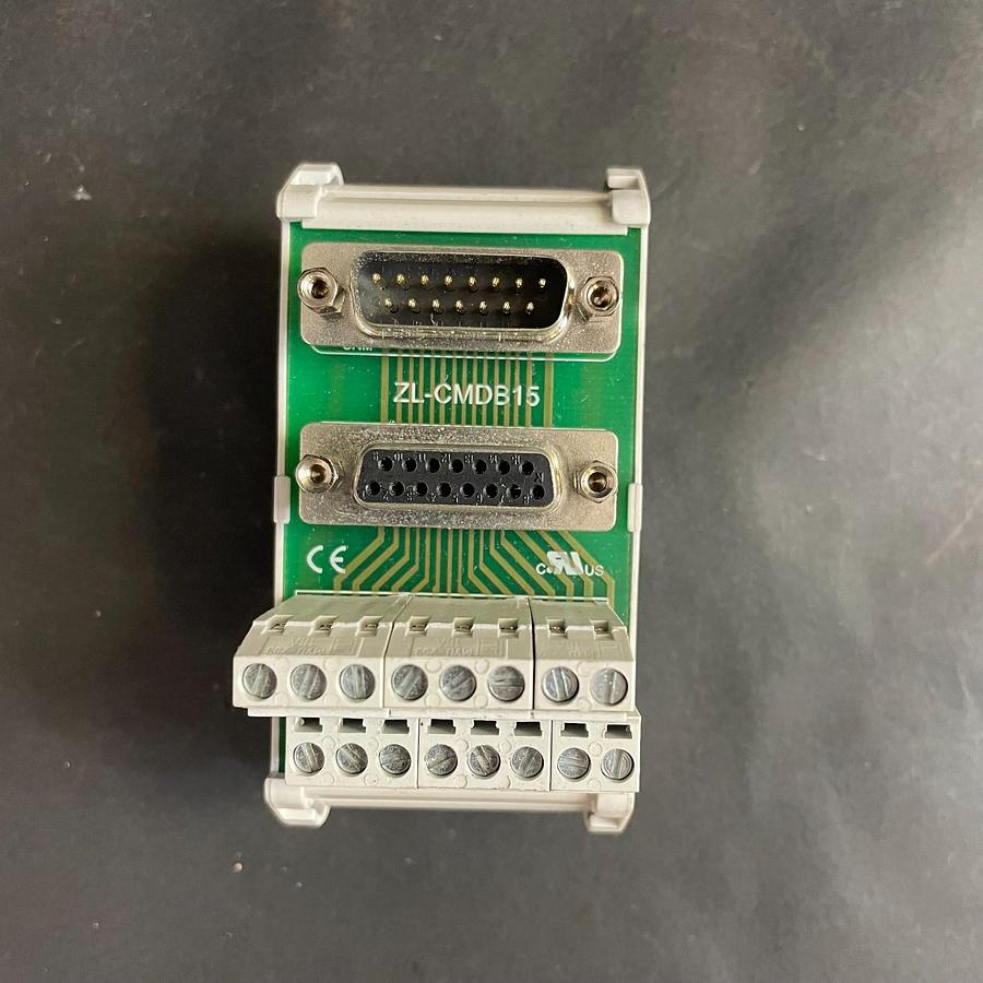 Used ZIPLINK ZL-CMDB15 CONNECTOR MOD 15-PIN MALE&FEMALE D-SUB TERMINAL BLOCK OEM PART