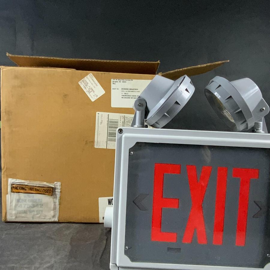 Used LITHONIA LIGHTING-EMERGENCY TWO-HEAD LED EXIT ($120 OBO)