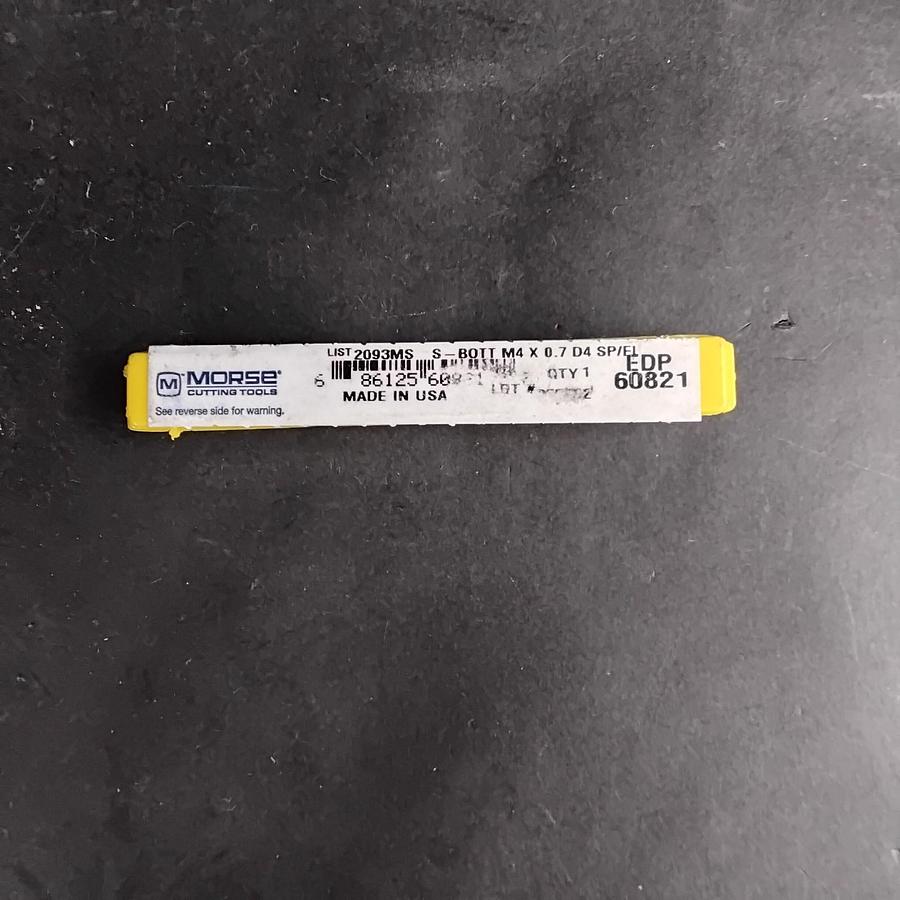 Used MORSE 2093MS M4X0.7 BOTT TAP ($20 OBO)