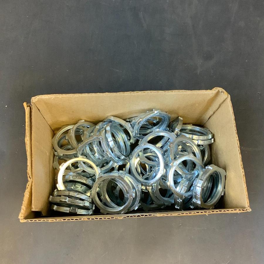 Used BRIDGEPORT 103-S 1” CONDUIT LOCKNUT - BOX OF 76 ($30 OBO)