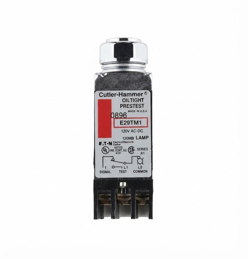 Used CUTLER-HAMMER E29TM1 OILTIGHT PRETEST LIGHT
