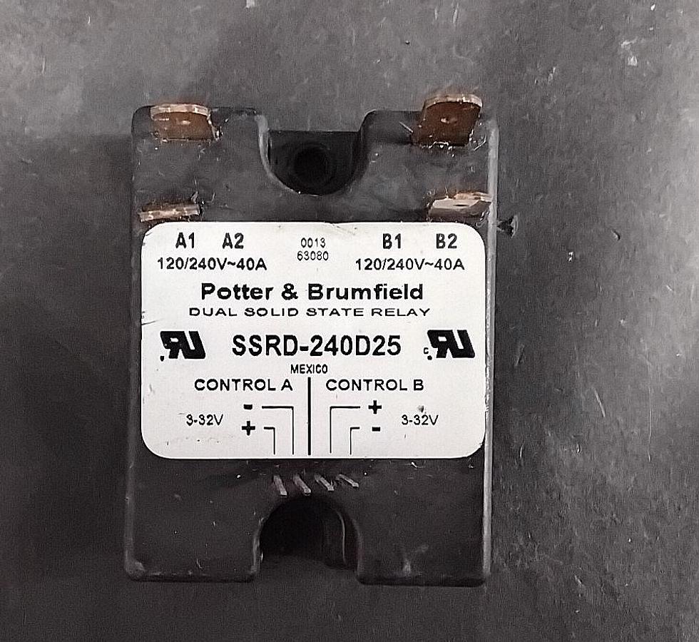 Used POTTER&BRUMFIELD SSRD-240D25 DUAL SOLID STATE RELAY ($16 OBO)