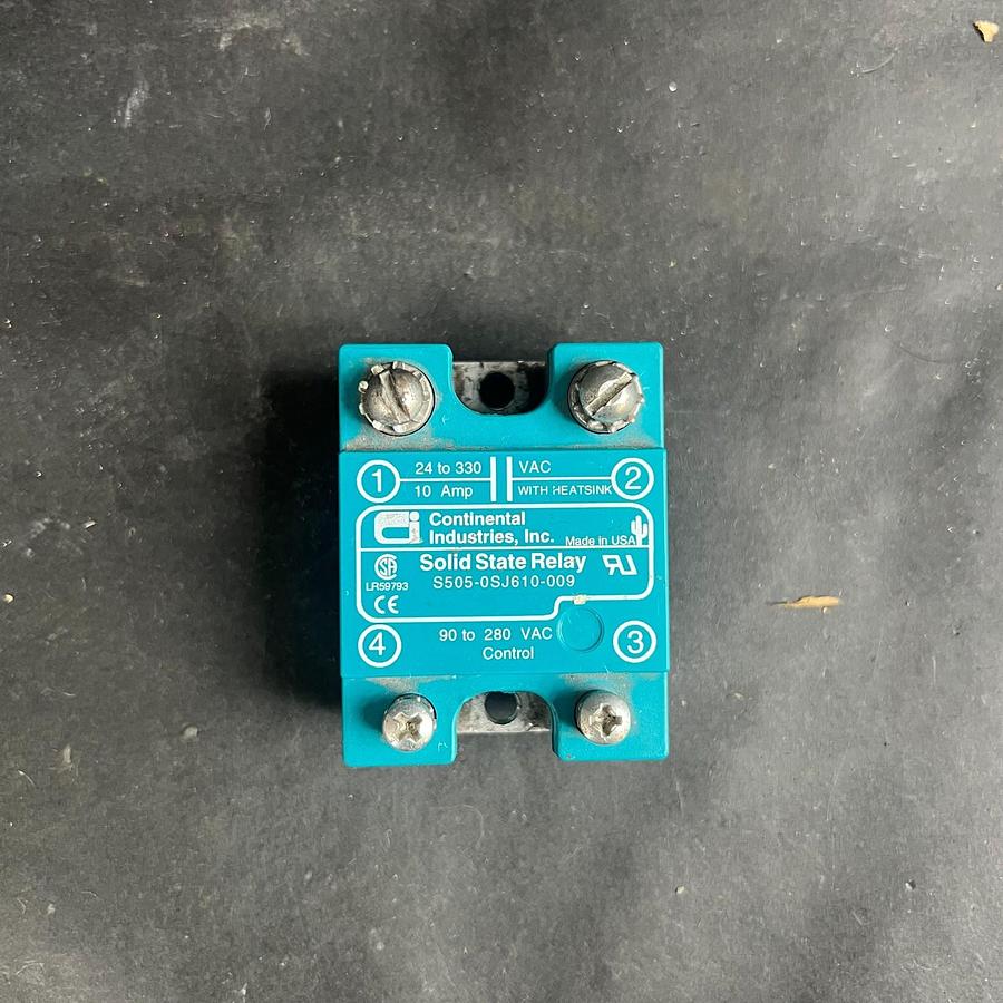 Used CONTINENTAL INDUSTRIES S505-OSJ610-009 SOLID STATE RELAY ($13 OBO)