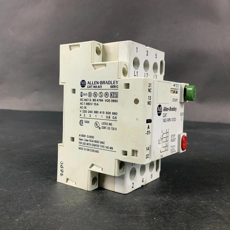 Used ALLEN BRADLEY 140-MN-1000 SER C MOTOR STARTER ($30 OBO)