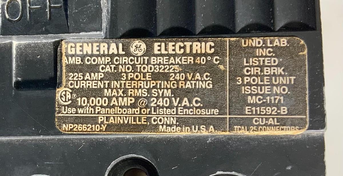 Used GENERAL ELECTRIC TQD32225 ($64.99 OBO)