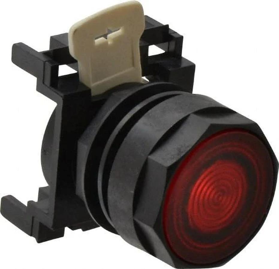 CUTLER HAMMER E22NB2 SER A1 FLUSH RED ILLUMINATED PUSHBUTTON NEW SEALED