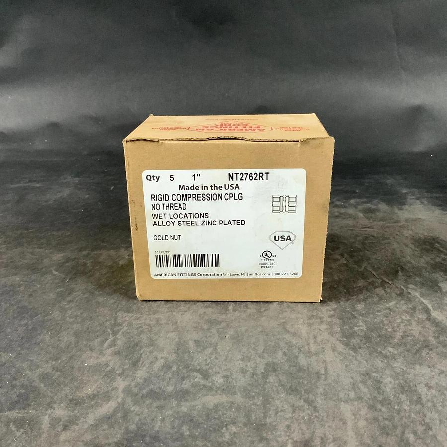 AMFICO NT2762RT 1” RIGID COMPRESSION COUPLING - SET OF 5 ($45 OBO)