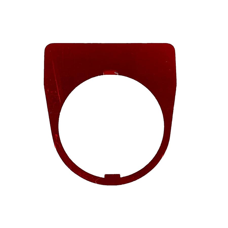 Used TELEMECANIQUE 22MM RED "OFF" PUSHBUTTON LEGEND PLATE