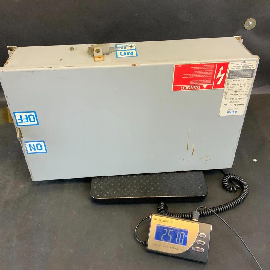 Used EATON POW-R-WAY III P3F363RGH BPC3001G08 BUSWAY FUSIBLE SWITCH ($1000 OBO)