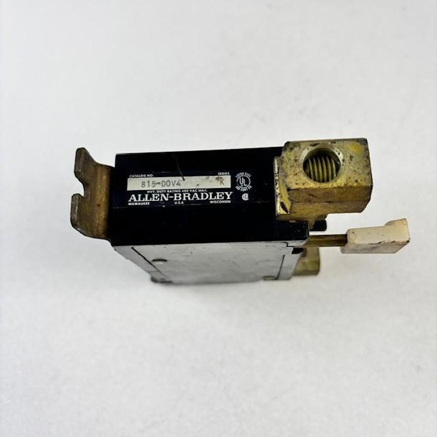 Used ALLEN BRADLEY 815-D0V4 OVERLOAD RELAY