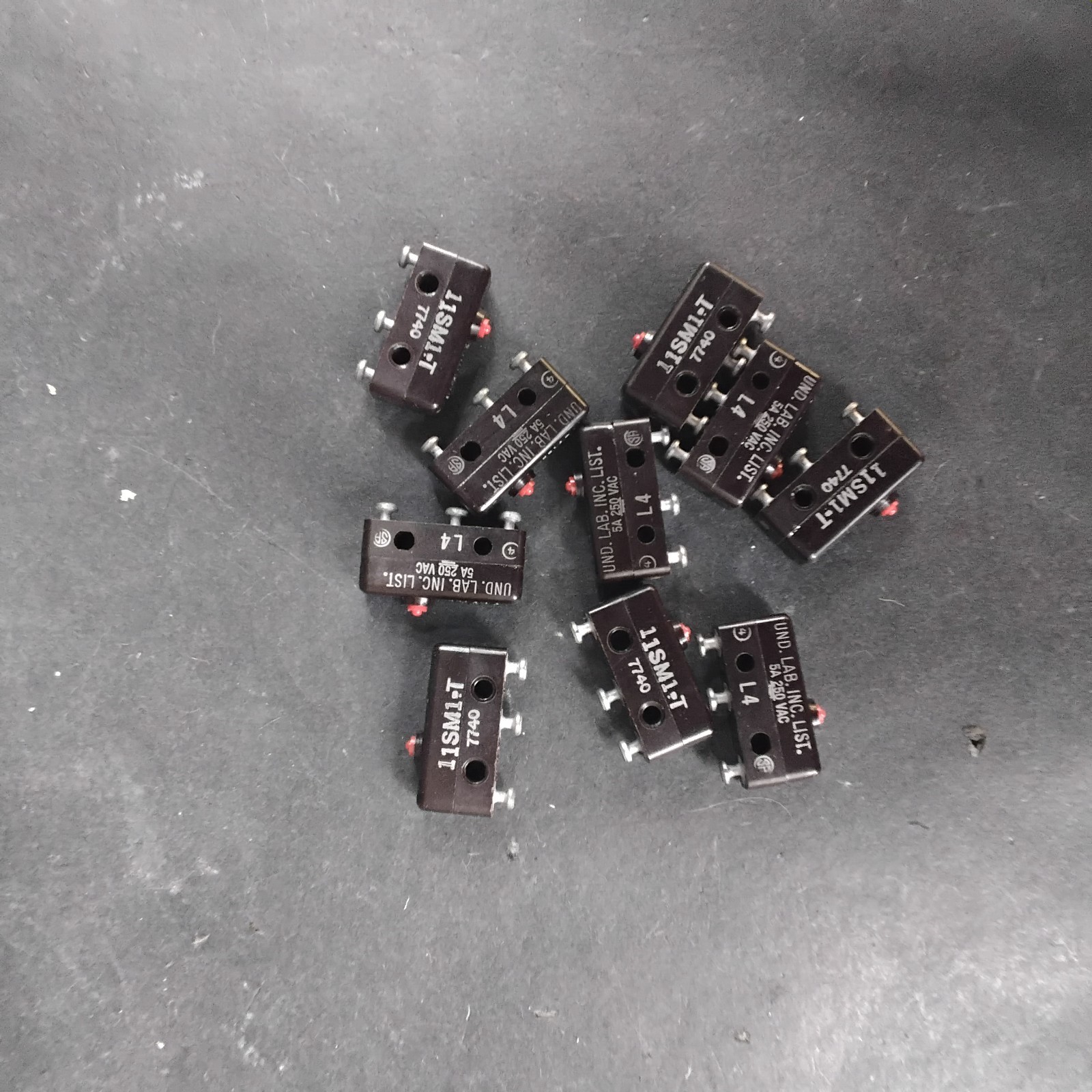 Used HONEYWELL 11SM1-T MICRO SWITCHES - GROUP OF 10 ($12 OBO)