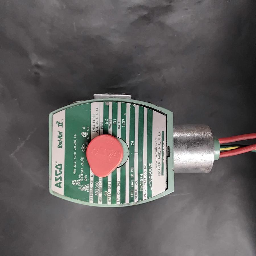 Used ASCO RED-HAT 8215G020 SOLENOID VALVE ($48 OBO)