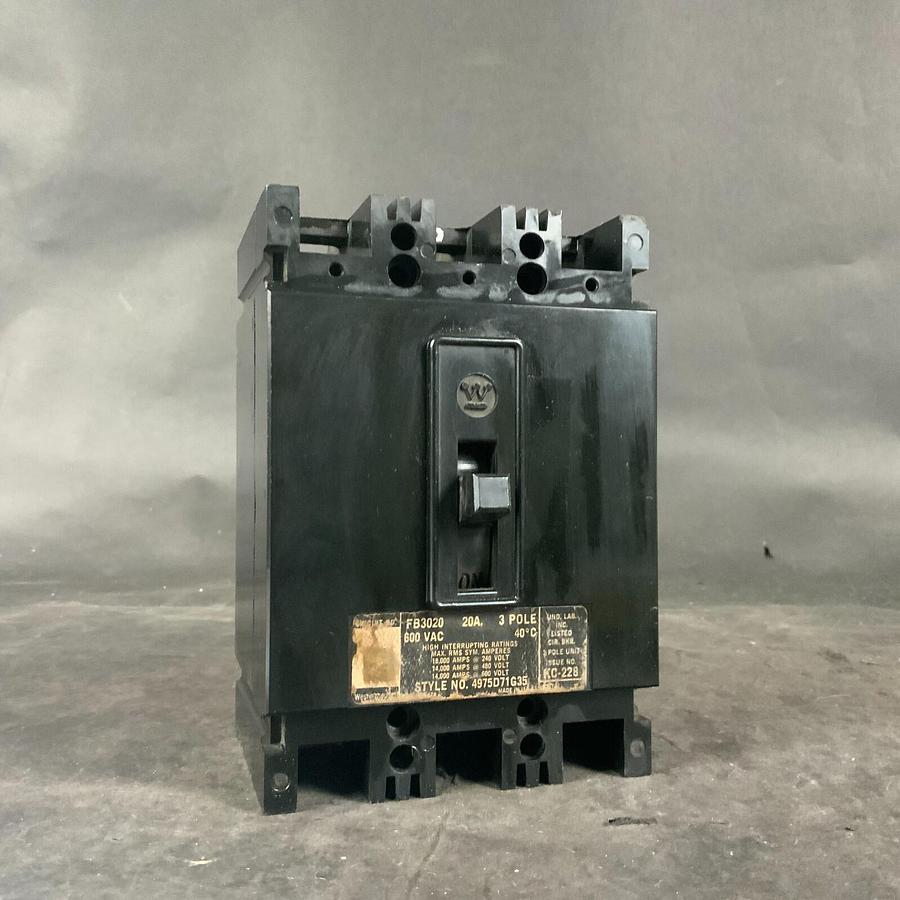 Used WESTINGHOUSE FB3020 CIRCUIT BREAKER ($30 OBO)