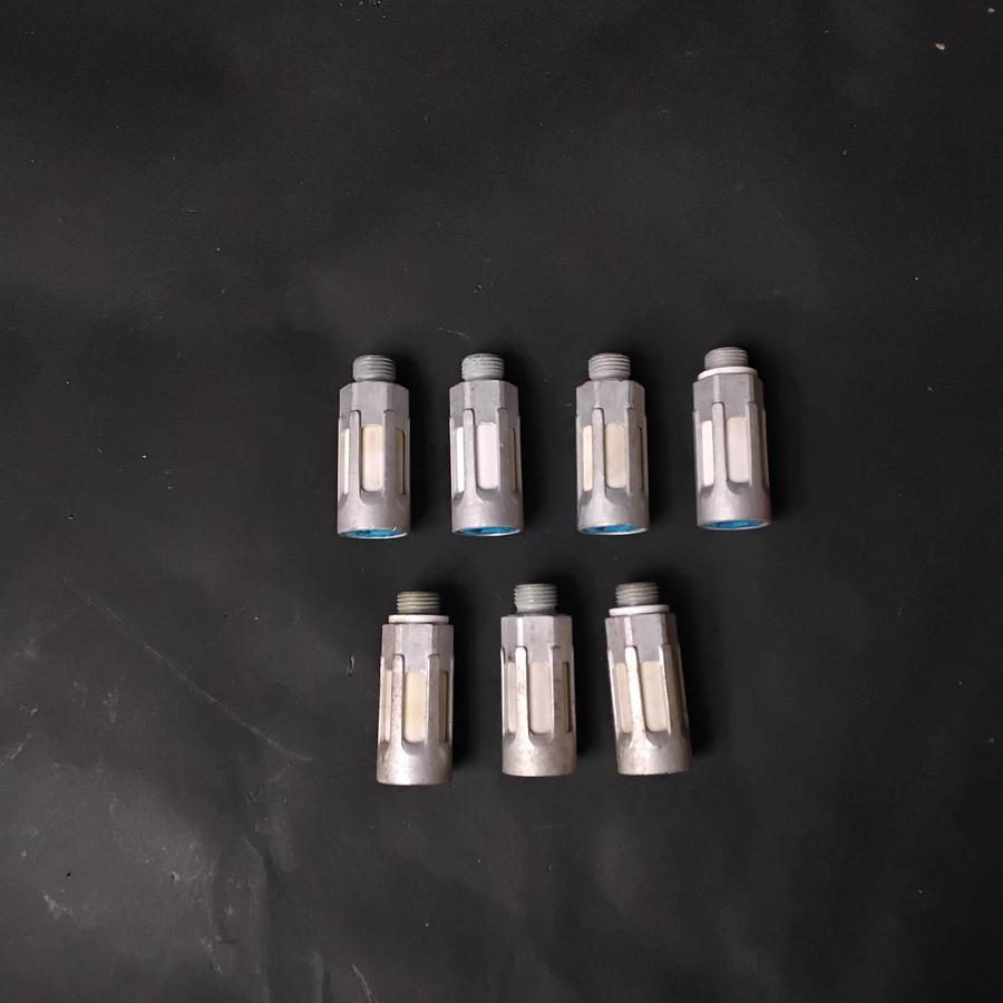 Used FESTO U-1/8B PNEUMATIC MUFFLER- GROUP OF 7 ($21 OBO)
