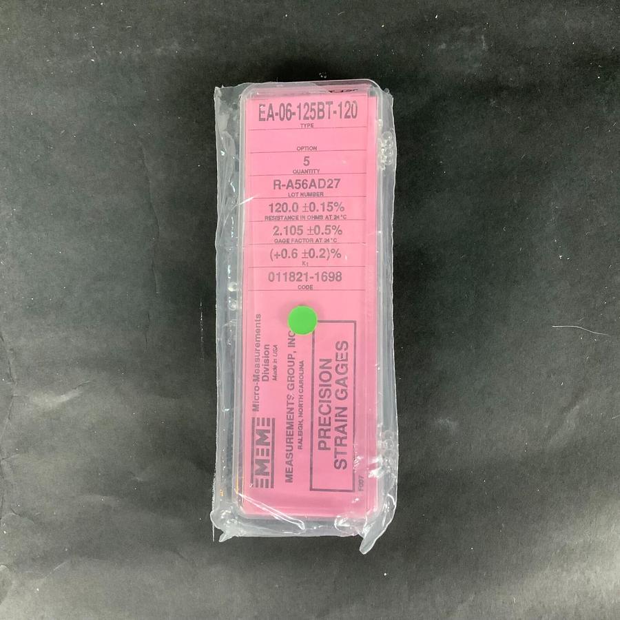 MICRO-MEASUREMENTS EA-06-125BT-120 PRECISION STRAIN GAUGE - BOX OF 5 ($25 OBO)