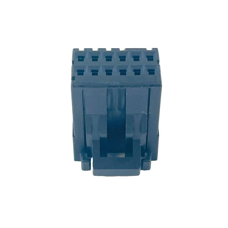 Used TE CONNECTIVITY AMP 2-1318118-6 D-2 Y 12-POS DUAL-ROW RECEPTACLE HOUSING 9-PCS