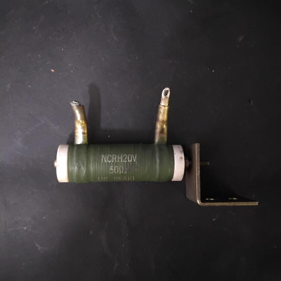 Used IWAKI NCRH20V 50 OHMS CERAMIC POWER RESISTOR ($7 OBO)