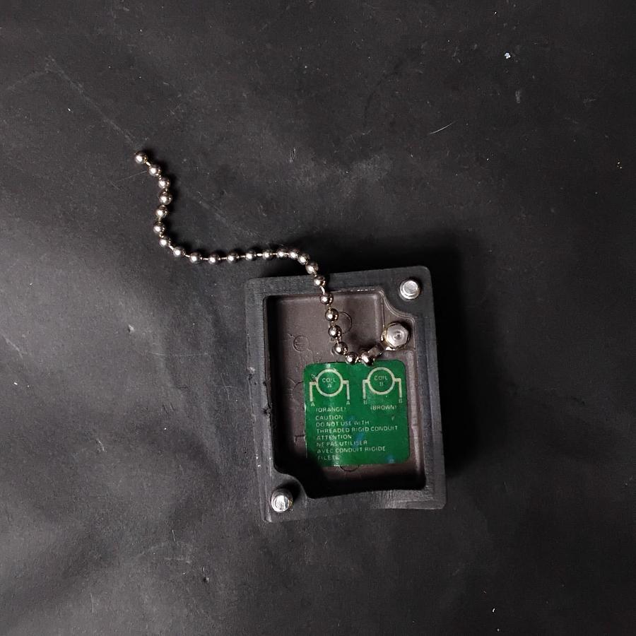 Used NUMATICS SOLENOID VALVE JUNCTION BOX COVER- DUAL COIL A/B ($17 OBO)
