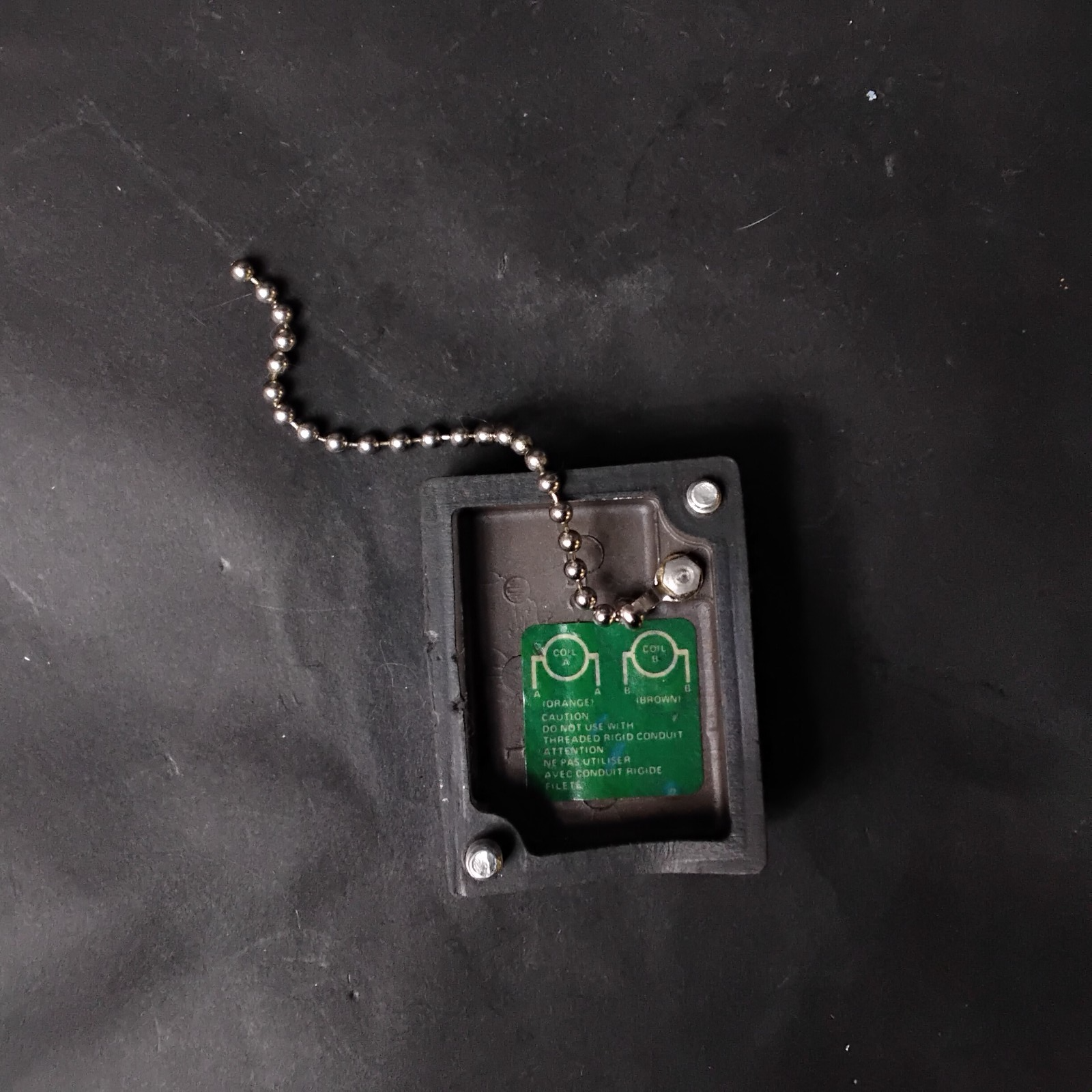 Used NUMATICS SOLENOID VALVE JUNCTION BOX COVER- DUAL COIL A/B ($17 OBO)