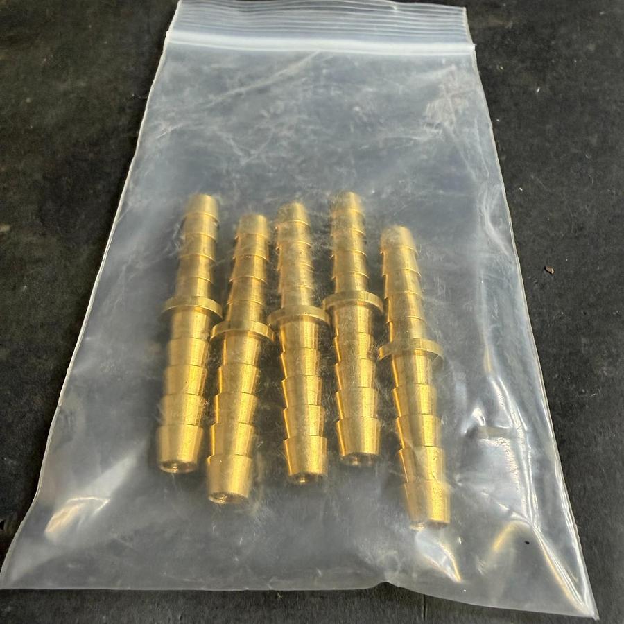 Used DIXON 1780404C 1/4” BRASS MENDER - LOT OF 5 ($7 OBO)