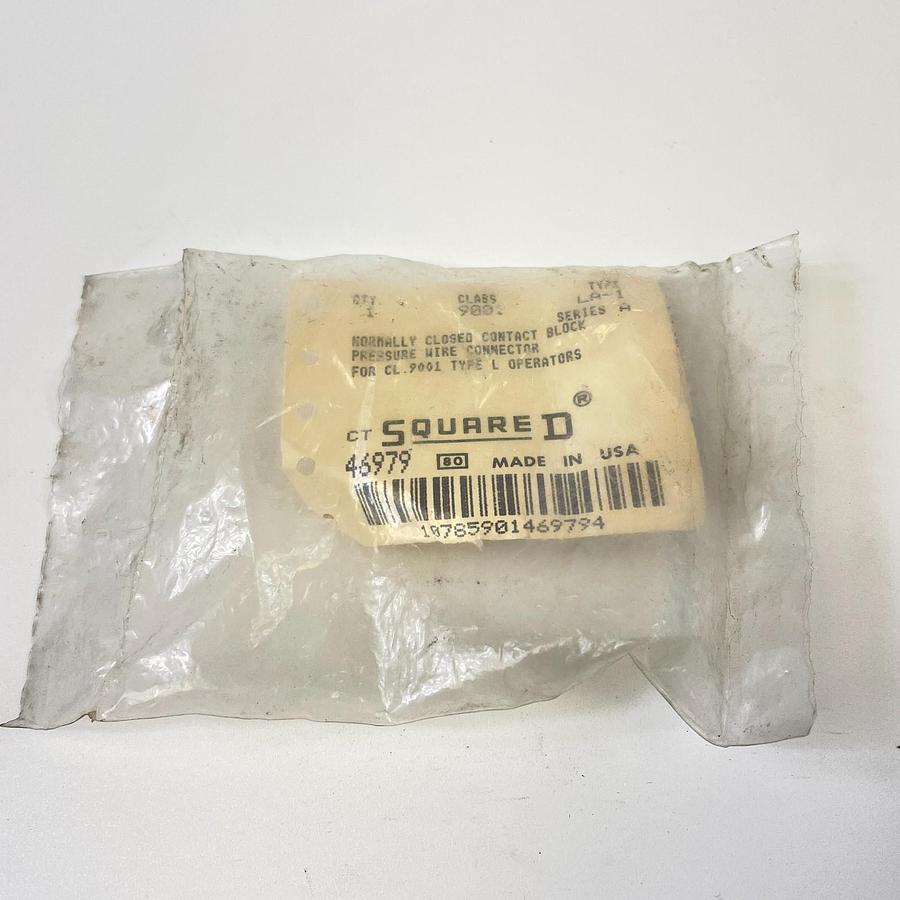 SQUARE D 9001LA1 TYPE LA-1 SERIES A CONTACT BLOCK MOUNTING BASE NC OEM