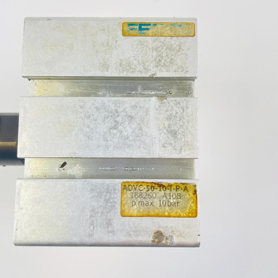 Used FESTO ADVC-50-10-I-P-A 188260 A108 PNEUMATIC CYLINDER INDUSTRIAL AUTOMATION