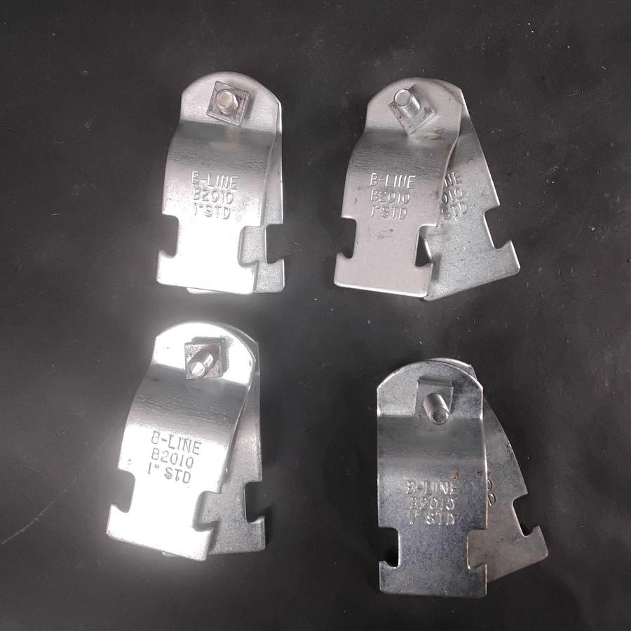 Used COOPER B-LINE B2010 CONDUIT CLAMP - GROUP OF 4 ($12 OBO)