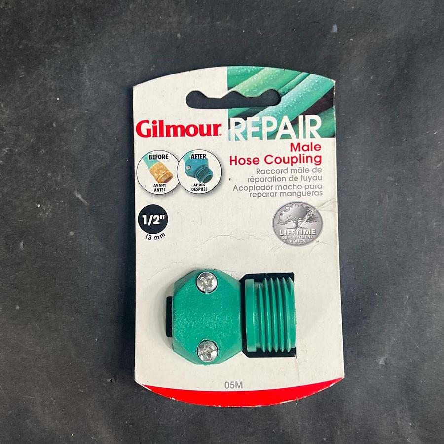 GILMOUR O5M MALE HOSE COUPLING ($5 OBO)