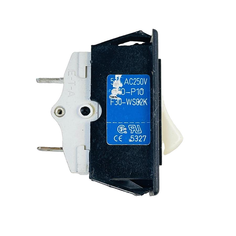 Used E-T-A 3140-P10-F30-WS02K THERMAL CIRCUIT BREAKER 5A 250VAC WHITE ROCKER SWITCH