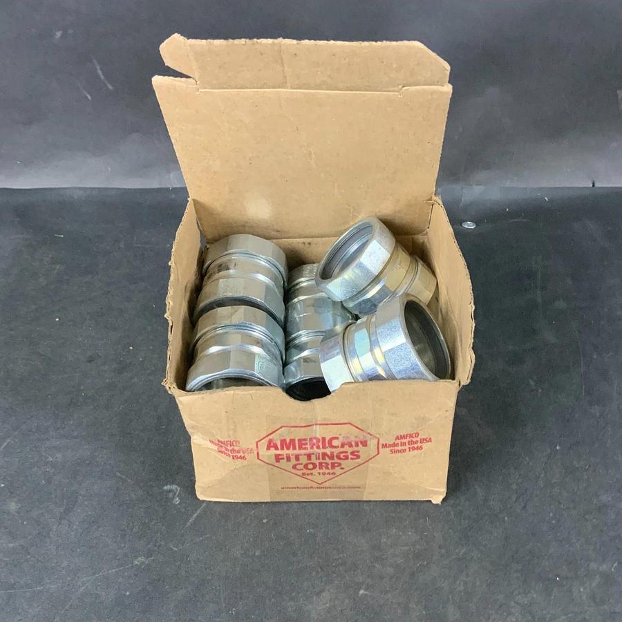 AMFICO EC763US 1-1/4" EMT COMPRESSION COUPLING - BOX OF 10 ($50 OBO)